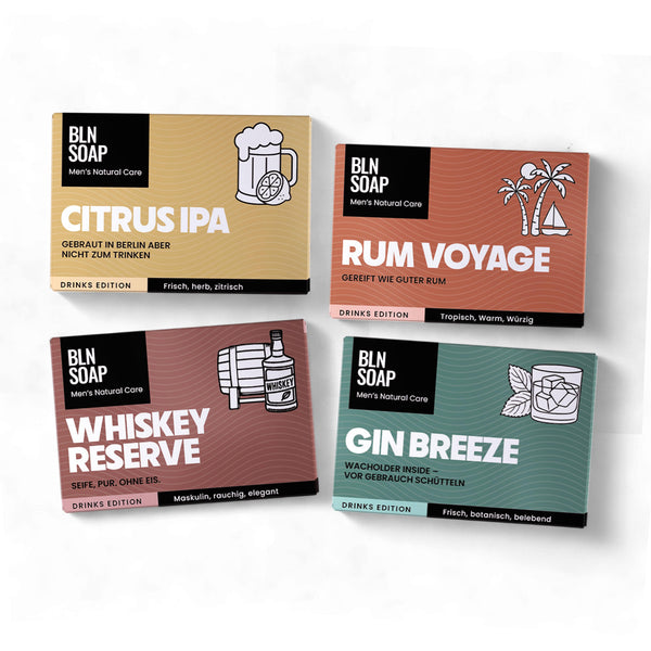 Drinks Edition Set - Feste Seife 4x135g